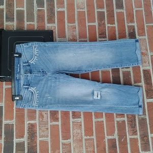 New York and Company Legging Crop Size 8